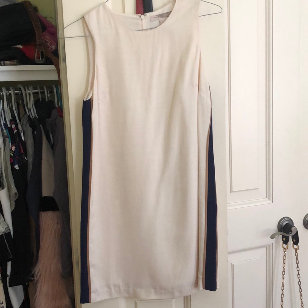 Forever 21 nude and navy dress